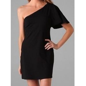 Susana Monaco One Shoulder Stretch Purple Dress